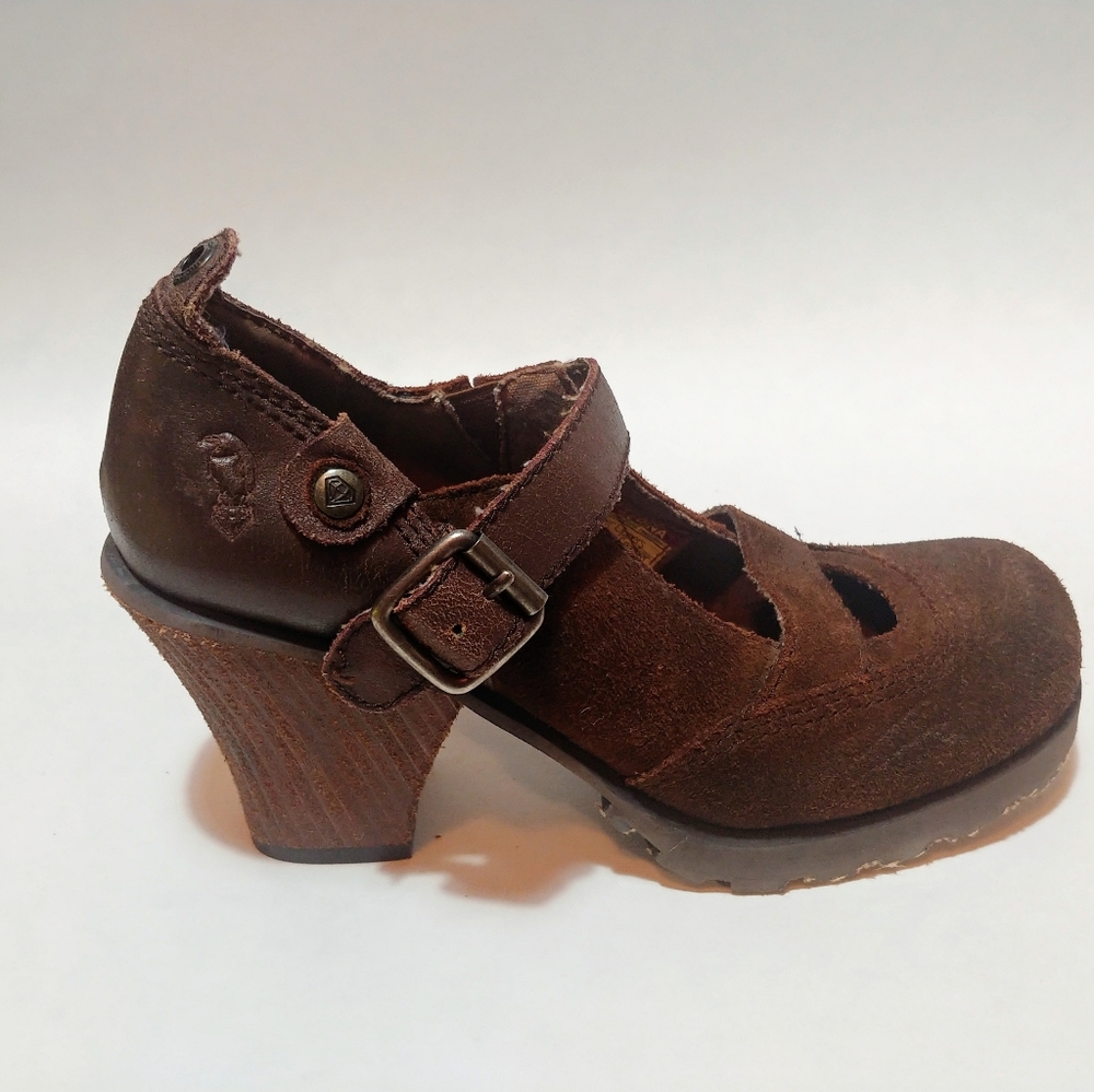 London Underground new leather Mary Jane shoes - Picture 2 of 6